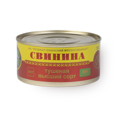 Свинина тушёная «Йошкар-Олинский МК» высший сорт ГОСТ 325 г — купить по ...