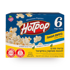 Hot Pop Butter flavor popcorn for microwave