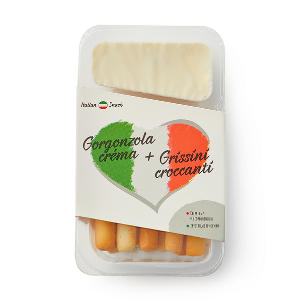 Крем-сыр Горгонзола Italian Snack с гриссини