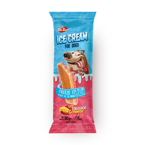 Ice Cream For Dogs Sausage&Cheese flavor
