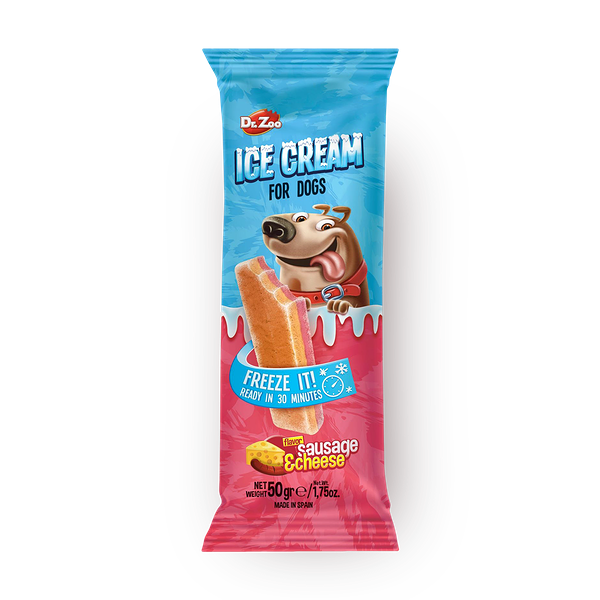 Ice Cream For Dogs Sausage&Cheese flavor