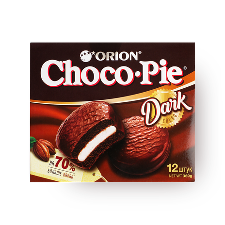Печенье Choco Pie Dark Orion в глазури