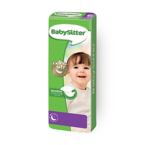 New standard babysitter diapers size 6