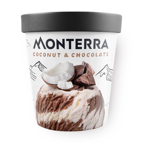 Мороженое Чёрный лес Monterra с вишней, 300 г — купить с доставкой из ...