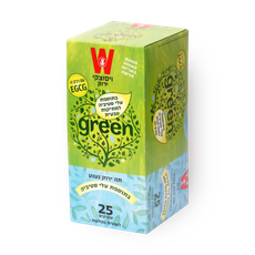 Wissotzky green tea mint stevia