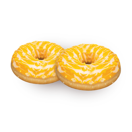 Tropical Mango Passionflower Donuts pair pack