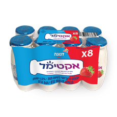 Actimel Strawberry yogurt drink 1.4% pack