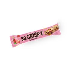 Батончик злаковый So Crispy с клубникой, 40 г — купить с доставкой из ...