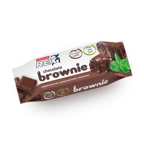 Пирожное протеиновое Брауни ProteinRex
