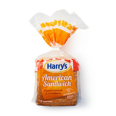 Хлеб пшеничный с отрубями American Sandwich Harry's