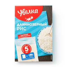 Рис длиннозёрный «Увелка» в варочных пакетах, 400 г — купить с ...