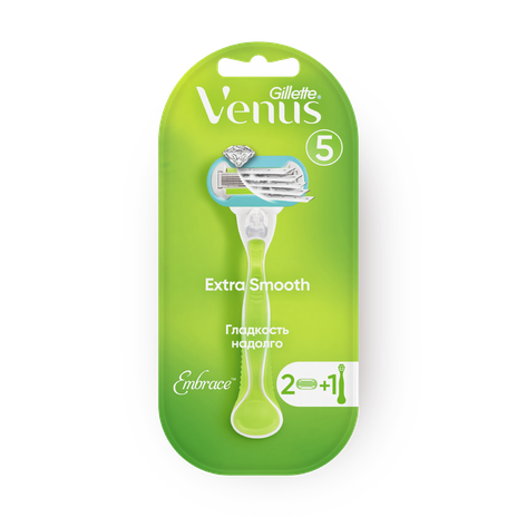 Бритва Venus Extra Smooth + 2 кассеты