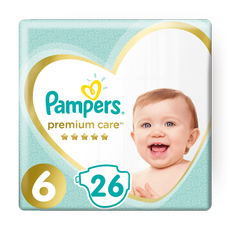 Pampers Premium Care diapers, size 6