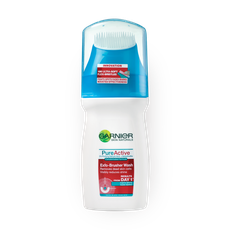 GARNIER Pure Active series deep cleansing gel with brush