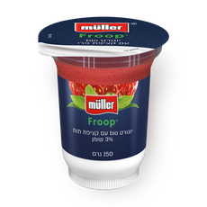 Muller Froop Strawberry yogurt 3%