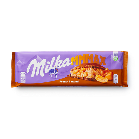 Шоколад молочный Milka MMMax арахис в карамели