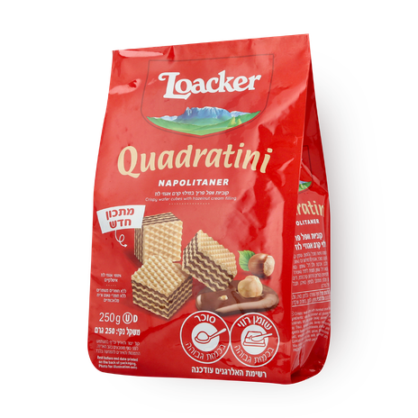 Loacker Quadratini Walnut wafers