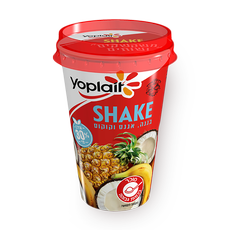Yoplait SHAKE with banana, pineapple & coconut