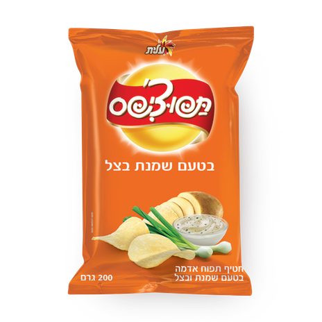 Tapuchips Sour cream and onion flavored potato chips