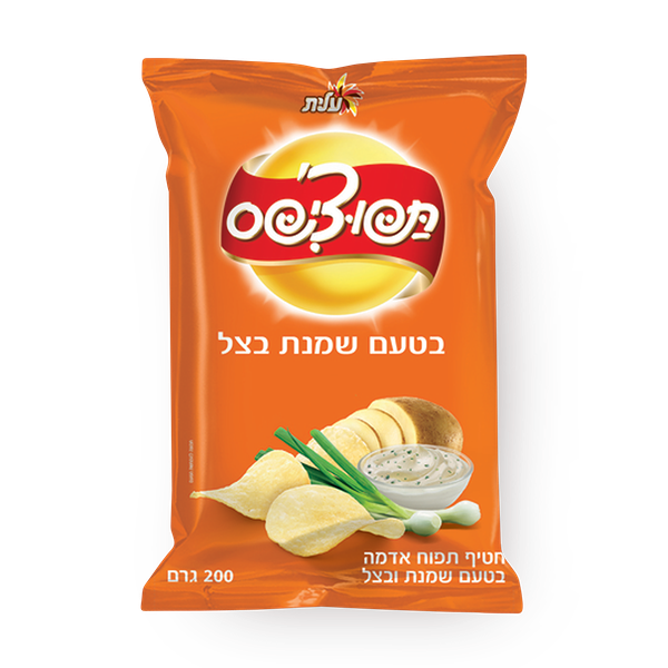 Tapuchips Sour cream and onion flavored potato chips