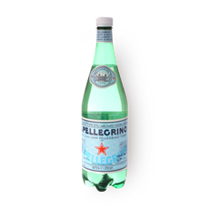 San Pellegrino Natural Sparkling Mineral wate plastic bottle