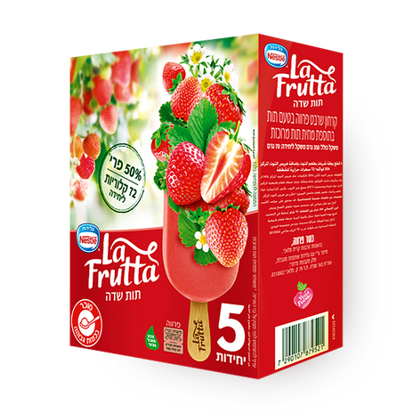 La Frutta strawberry Ice Popsicle pack