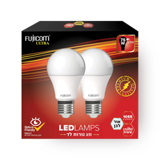 Fujicom E25 75W 2 LED lamps - white light