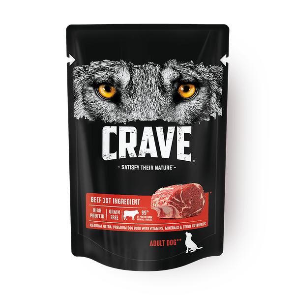 Влажный корм собак Crave говядина