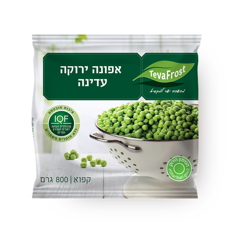 Delicate green peas Teva Frost frozen