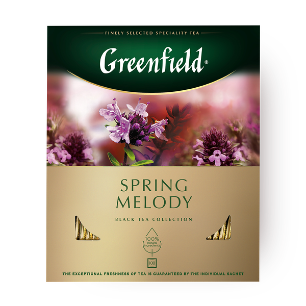 Чай чёрный Spring Melody Greenfield в пакетиках
