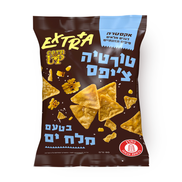 אקסטרה טורטיה צ'יפס בטעם מלח ים