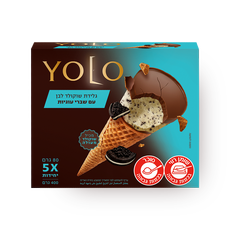 YOLO White Chocolate Ice Cream With Cookie Cream Drippings