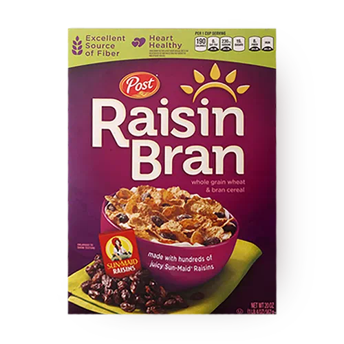 Kellogg's Raisin Bran Crunch Cereal Box Garden Grocer