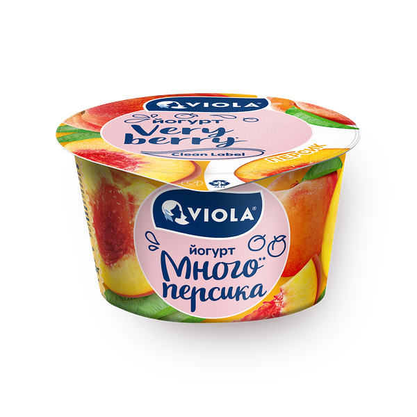 Йогурт Viola персик 2,6%