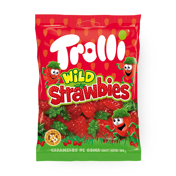 Мармелад Trolli Wild Strawbies Дикая клубника