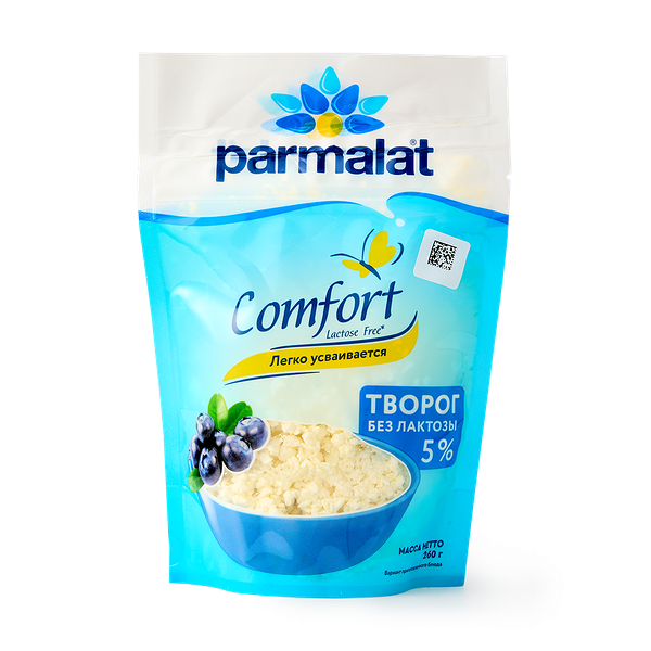 Творог рассып­чатый 5% Parmalat