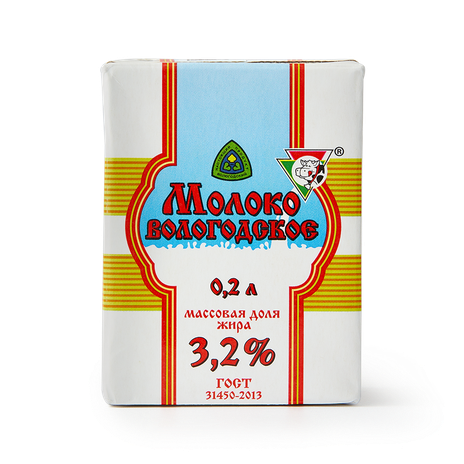 Молоко 3,2% Вологодское «Из Вологды» ультрапастеризованное