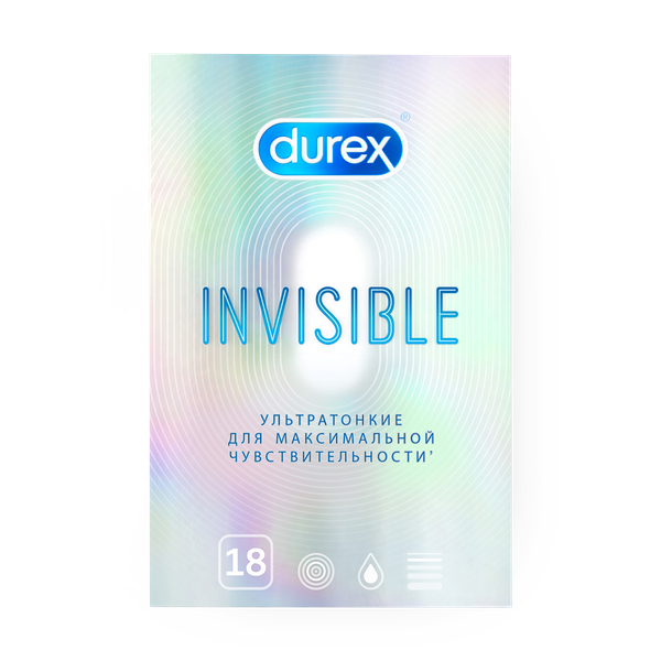 Презервативы Durex Invisible ультратонкие