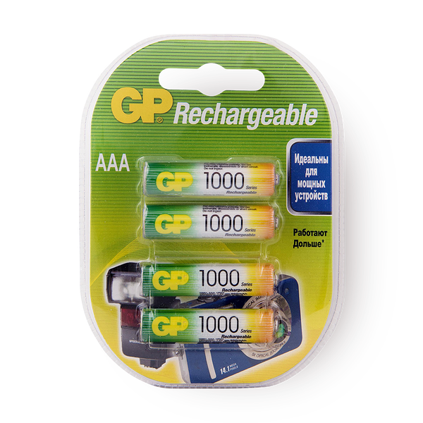 Аккумуляторы GP 1000 мАч AAA