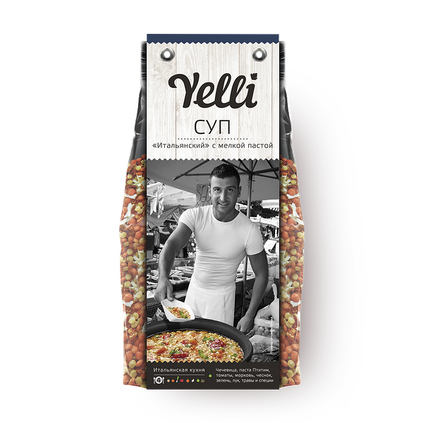 Суп Итальянский Yelli с мелкой пастой