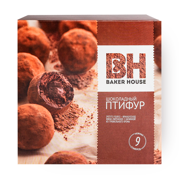 Пирожные Птифур Baker House с трюфельным кремом