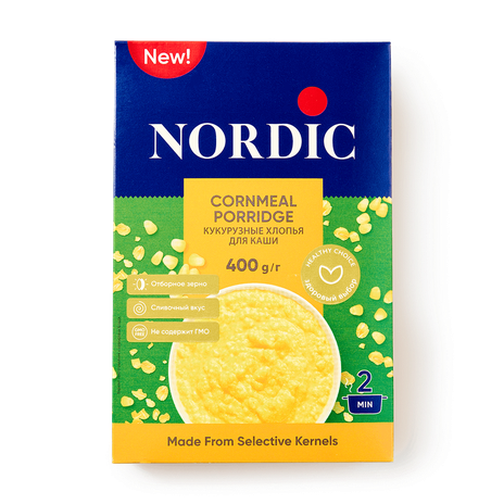 Хлопья кукурузные Nordic для каши 400 г — купить по цене 83 ₽ с ...