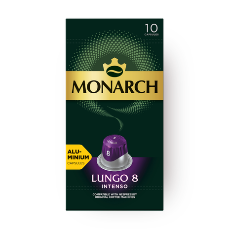 Кофе в капсулах Lungo 8 Intenso Monarch для Nespresso