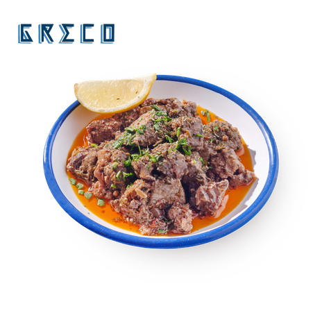 Greek veal liver salad