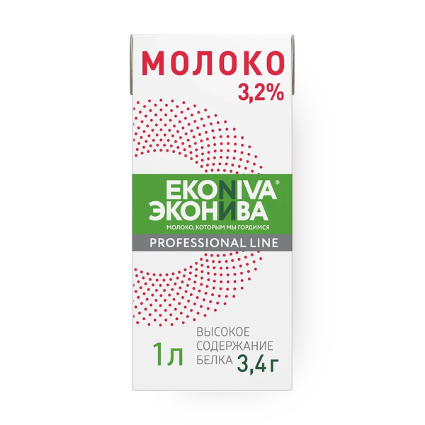 ПФ Молоко ул.паст. Pr.Line ЭН 3,2% Slim
