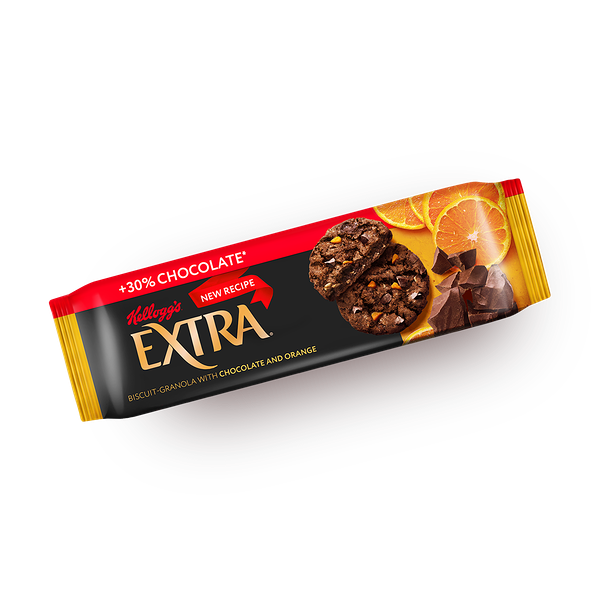 Печенье Extra Kellogg's шоколад и апельсин