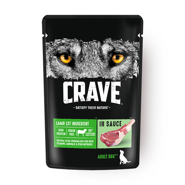 Влажный корм собак Crave ягнёнок в соусе