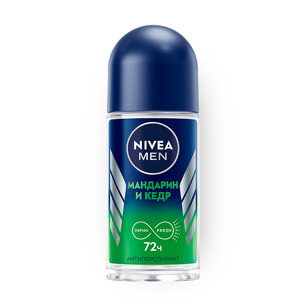 Дезодорант-антиперспирант Nivea Men Мандарин и кедр роликовый