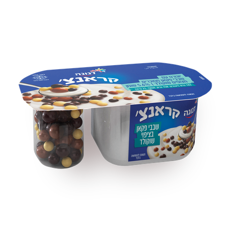 Danone Bio Yogurt with pecan crisps coated in chocolate 5.6%