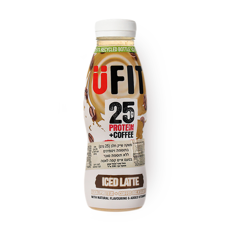 UFIT iced coffee flavored protein drink